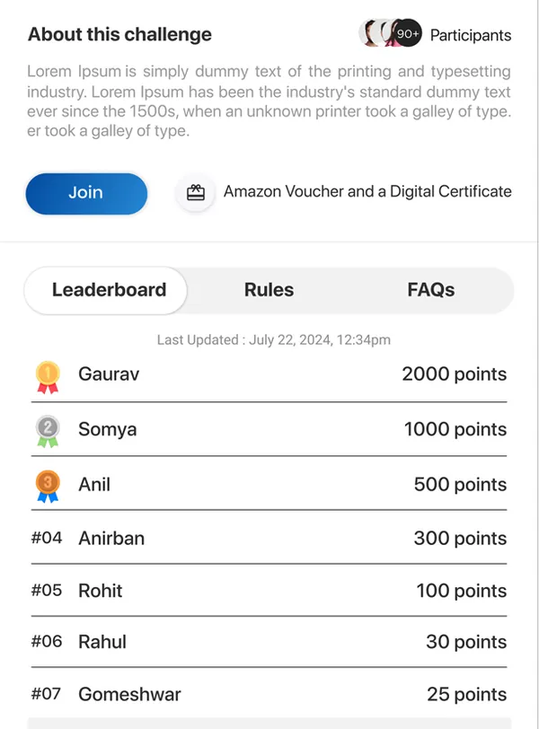 Habit App integration for live tracking, leaderboards, and rewards