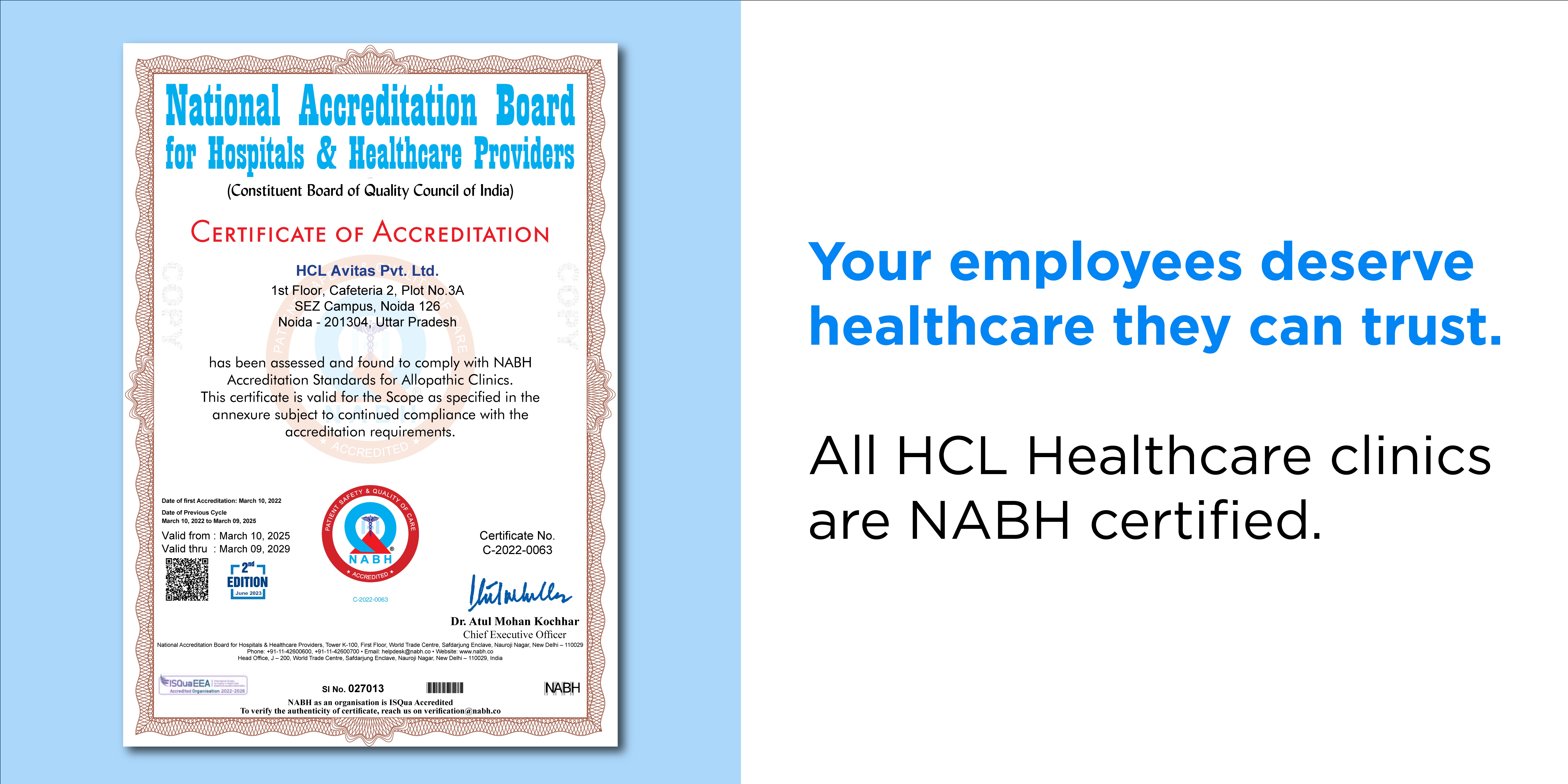 What Makes a NABH Certified Workplace Clinic in India Different from a Traditional Office Medical Room?
